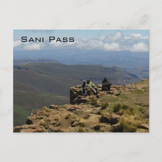 Sani Pass View Postkarte (Vorderseite)
