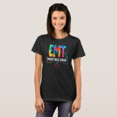 Sani Sanitäter T-Shirt mit Bindenfarbe Stethosko (Vorne ganz)