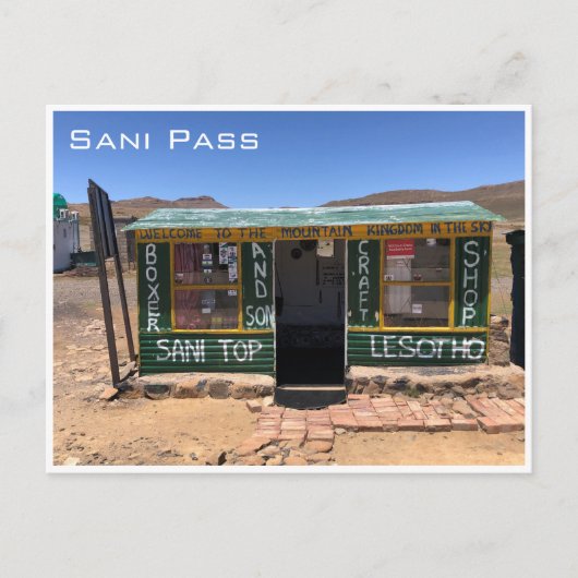 Sani Top Shop Postkarte (Vorderseite)