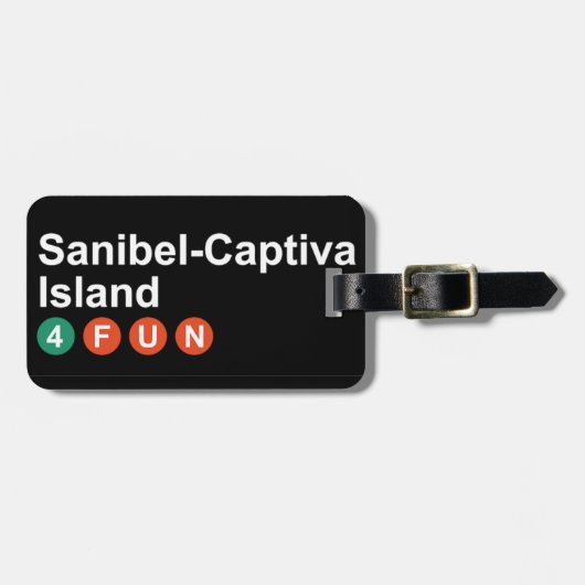 Sanibel-Captiva Gepäckanhänger (Vorderseite horizontal)