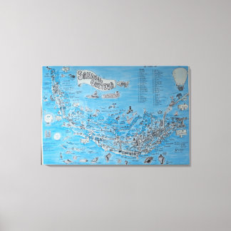 SANIBEL CAPTIVA ISLAND FLORIDA LEINWANDDRUCK