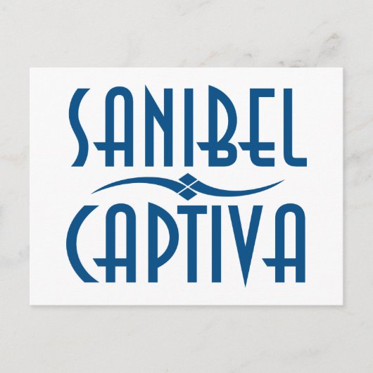 Sanibel Captiva Islands Florida Postkarte (Vorderseite)