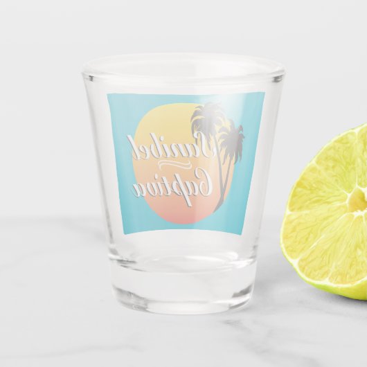 Sanibel Captiva Islands Florida Schnapsglas (Rückseite)