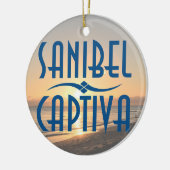 Sanibel Captiva Islands Florida Sunset Keramik Ornament (Links)