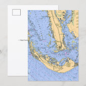 Sanibel Captiva Nautical 5x7 Big Postcard (Vorne/Hinten)
