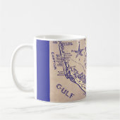 Sanibel Captival Florida Map Tasse (Links)