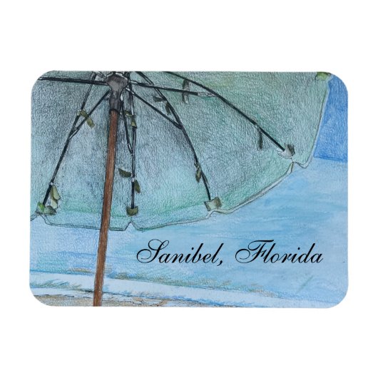 Sanibel, Florida Beach Magnet (Horizontal)