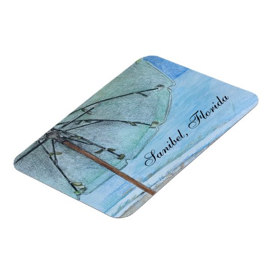 Sanibel, Florida Beach Magnet (Linke Seite)