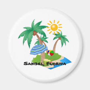 Sanibel Florida Kühlschrank Magnet