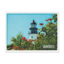 Sanibel Florida Leuchtturm Aquarell