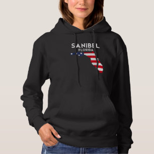 Sanibel Florida USA Bundesstaat Amerika Reise Flor Hoodie