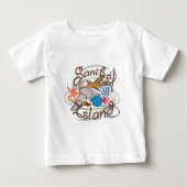 Sanibel Insel-Floridaseashellentwurf Baby T-shirt (Vorderseite)