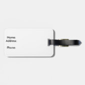 Sanibel Insel-Floridaseashellentwurf Gepäckanhänger (Rückseite horizontal)