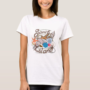 Sanibel Insel-Floridaseashellentwurf T-Shirt