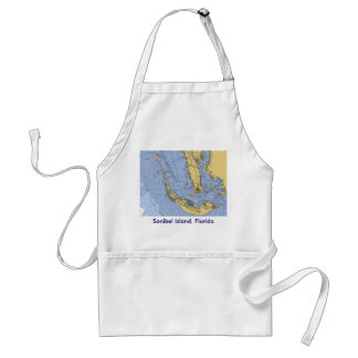 Sanibel Insel-Floridaseediagramm-Schürze Schürze
