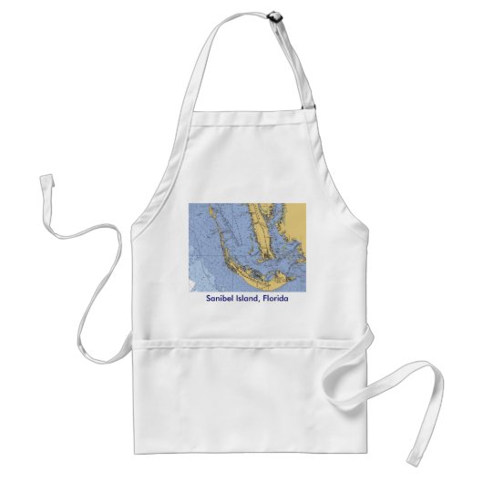 Sanibel Insel-Floridaseediagramm-Schürze Schürze (Vorne)