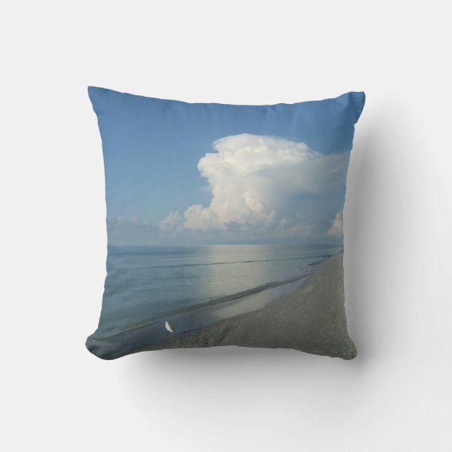 Sanibel Insel-Küste-Kissen Kissen (Vorderseite)