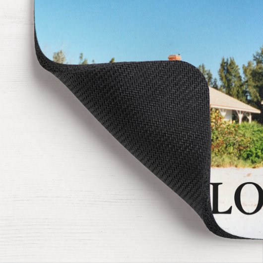 Sanibel Insel-Leuchtturm, Florida Mousepad (Ecke)