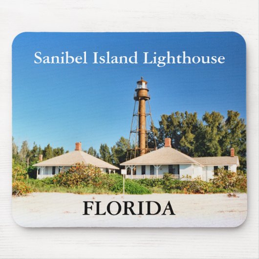 Sanibel Insel-Leuchtturm, Florida Mousepad (Vorne)
