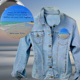 Sanibel Island Beach Florida Vor Hurrikan Ian Button