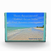 Sanibel Island Beach Florida Vor Hurrikan Ian Fotoblock (Vorderseite)