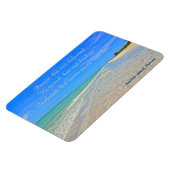 Sanibel Island Beach Florida Vor Hurrikan Ian Magnet (Linke Seite)