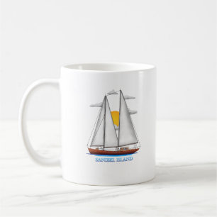 Sanibel Island Coastal Nautical Sailing Kaffeetasse