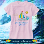 Sanibel Island FL Sailboat and Sun T-Shirt