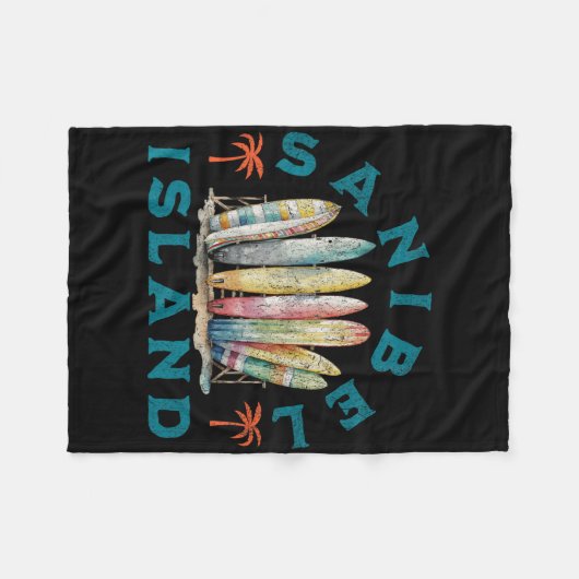 Sanibel Island  Fleecedecke (Vorderseite (Horizontal))