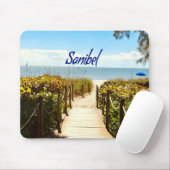 Sanibel Island Florida Beach Ocean Mousepad (Mit Mouse)