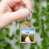 Sanibel Island Florida Beach Ocean Schlüsselanhänger (Hand)