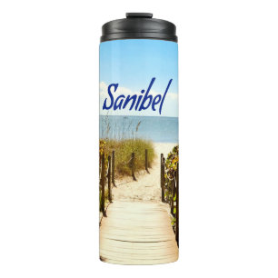 Sanibel Island Florida Beach Ocean Thermosbecher