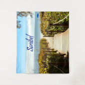 Sanibel Island Florida Beach Ocean Wandteppich (Vorderseite)