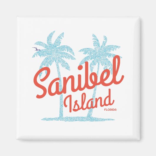 Sanibel Island Florida Golf Coast Souvenir Magnet (Vorne)