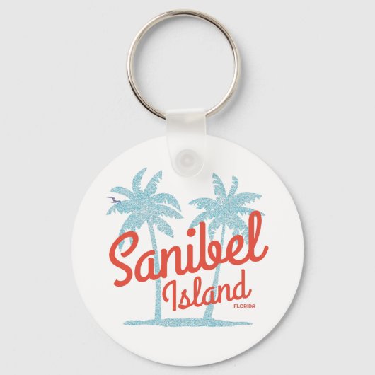 Sanibel Island Florida Golf Coast Souvenir Schlüsselanhänger (Vorderseite)
