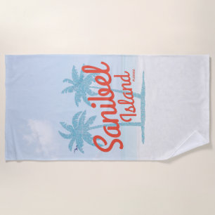 Sanibel Island Florida Golf Coast Souvenir Strandtuch