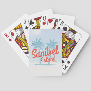 Sanibel Island Florida Golfküste Souvenir Spielkarten