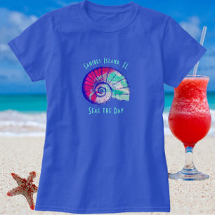 Sanibel Island Florida Hübsch Seashell T - Shirt