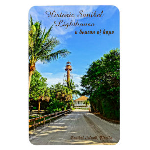 Sanibel Island Florida Lighthouse Beacon of Hope Magnet