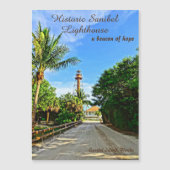 Sanibel Island Florida Lighthouse Beacon of Hope Magnetkarte (Vorderseite)