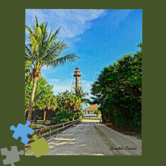 Sanibel Island Florida Lighthouse Golfküste Puzzle
