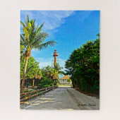 Sanibel Island Florida Lighthouse Golfküste Puzzle (Vertikal)