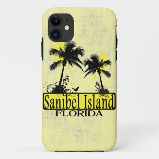 Sanibel Island Florida palme iphone 5 case (Rückseite)