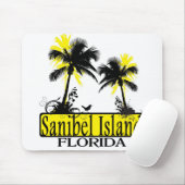 Sanibel Island Florida Palmenmousepad Mousepad (Mit Mouse)