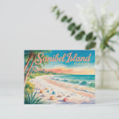 Sanibel Island Florida Postkarte (Stehend Vorderseite)