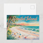 Sanibel Island Florida Postkarte (Vorne/Hinten)