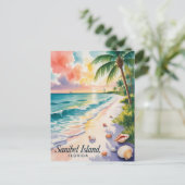 Sanibel Island Florida Postkarte (Stehend Vorderseite)