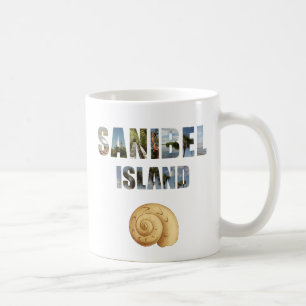 Sanibel Island Florida Seashell Beach Fotos Kaffeetasse