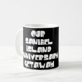 Sanibel Island Jahrestag Kaffeetasse (Vorderseite Links)