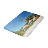 Sanibel Island Lighthouse, Florida Badematte (Schrägansicht)